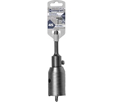 Коронка твердосплавная с адаптером по бетону Basis (45х50х160 мм; SDS-plus) MONOGRAM 089-144
