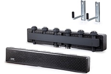 Коллектор с изоляцией и настенным креплением SR Rubinetterie 3 выхода, до 70 кВт 1021-2500G300