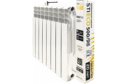 Радиатор STI AL ECO RUS 500/96 8 секций ТТ000015894