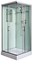 Душевая кабина WeltWasser Laine 902 90x90 хром, прозрачное
