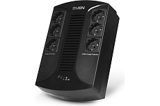 Источник бесперебойного питания SVEN UP-L1000E 510Вт, Входное 175-290В, 6хCEE7/4 (3*UPS/сетевой фильтр+3*сетевой фильтр SV-016593