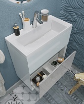 Мебель для ванной Marka One Bumble 60 см, подвесная, 1 ящик