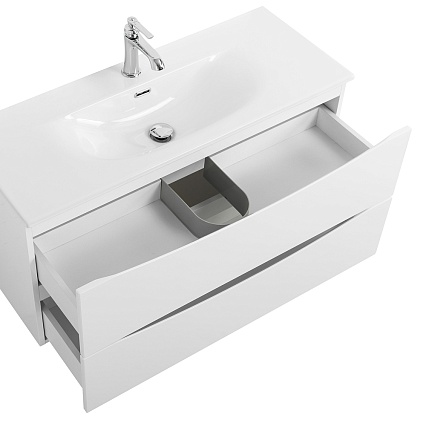 Мебель для ванной BelBagno Marino-Cer-Mini 90 см Bianco Opaco