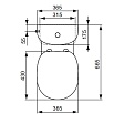 Крышка-сиденье Ideal Standard Connect E712801