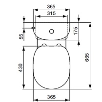 Крышка-сиденье Ideal Standard Connect E712801