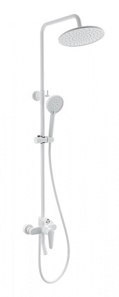 Душевая стойка Wonzon&Woghand WW-B2168-A-MW белый матовый