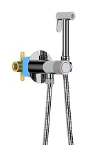 Смеситель Aquatek Бетта AQ1023CR с гигиеническим душем, хром