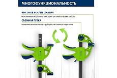 Быстрозажимная F-образная струбцина Сибртех 20566