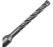 Бур по бетону Kranz SUPER 6x110мм, профессиональный, цельная крестовая пластина, SDS PLUS KR-91-0452