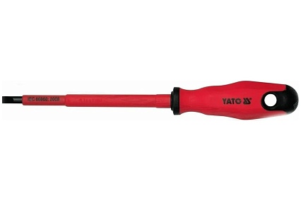 Диэлектрическая отвертка Yato 1000 В 6,5x150 мм YT-2819