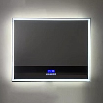 Зеркало BelBagno SPC-GRT-1000-800-LED-TCH-RAD 100x80 см с bluetooth, термометром и радио