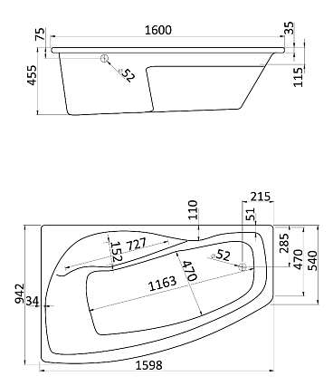 Фронтальная панель Santek Майорка XL 160x95 L