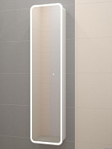 Зеркальный шкаф-пенал Art&Max Platino 40x160 с подсветкой