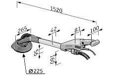Шлифовальная машина для стен и потолков Flex GE 5 R +TB-L 409324