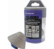 Фреза алмазная конусная по плитке Super Hard (20-48 мм; М14) Hilberg HH348