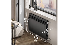 Радиатор Royal Thermo BiLiner 500/NoirSable - 12 секц. НС-1176310