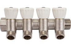 Коллектор с регулировочными вентилями Royal Thermo 3/4х1/2, 4 выхода НС-1042924