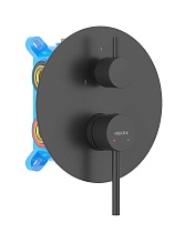 Смеситель для душа Aquatek Европа AQ1347MB черный матовый