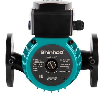 Насос циркуляционный SHINHOO BASIC 40-16SF 380V /36/ 71222002