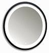 Зеркало Silver Mirrors Manhetten LED-00002428 77x77 см с подсветкой, черный