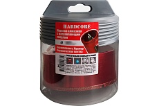 Коронка алмазная по керамограниту и мрамору с направляющим сверлом 125 мм Hardcore 154125