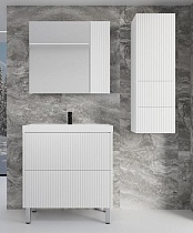 Мебель для ванной Style Line Стокгольм 80 см напольная белый софт