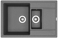Кухонная мойка Florentina Липси К 78 см, черный FG