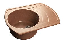 Кухонная мойка GranFest Rondo GF-R650L 65 см терракот