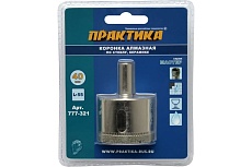 Коронка алмазная по стеклу и керамике (40 мм) Практика 777-321