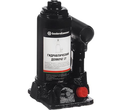 Домкрат БелАК 2 т, TUV, 2 клапана БАК.00026