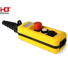 Пульт кнопочный HLT XAC-A2813 2 кнопки, 1 скорость, аварийная кнопка Стоп, IP65 085-12-014