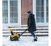 Бензиновая снегоуборочная машина Denzel sb 460 e, 99cc, эл.старт, шнек snowcrusher 97649