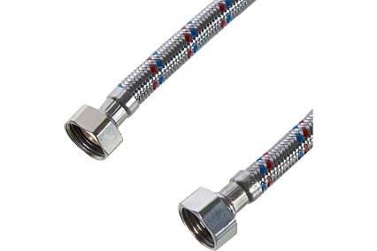 Гибкая подводка для воды (150 см; 1/2"; гайка-гайка) Valtec VTf.001.IS.0404150