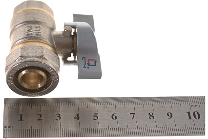 Шаровой кран для воды СТМ СТАНДАРТ 20х1/2", ц/г, бабочка CWPF1220