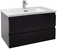 Мебель для ванной Jacob Delafon Madeleine 80 см черный блестящий