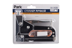 Ручной степлер PARK тип 53, 4-14 мм, карбоновая сталь, с регулировкой силы удара 009172