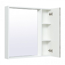 Зеркальный шкаф Руно Манхэттен 75 см серый бетон