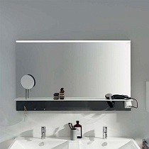 Зеркало Burgbad Eqio 120 см, с подсветкой, серый
