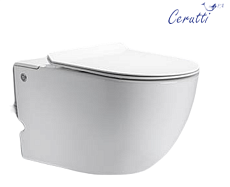 Подвесной унитаз Cerutti Barbaria Aria CT7277 импульсный, белый