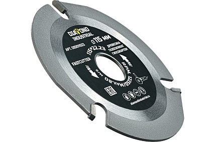 Диск пильный по дереву FastCutter 115х22.23 мм, 3T для УШМ Diamond Industrial DIDD115Z3