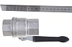 Шаровой кран RUB 1 1/4 DN40 PN40, ВР-ВР, серия BRESCIA S.33, промышленный, ручка S33G00