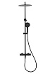 Душевая стойка Wonzon&Woghand Stick WW-88739903-MB термостат, черный матовый