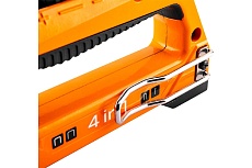 Степлер Neo Tools 4 в 1, 6-14 мм, скобы J, G, L, E, алюминий 16-030