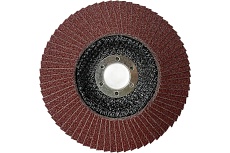 Круг лепестковый торцевой Brown 125х22 мм, Al 80 Conical Abraforce AFBR125AO08058C