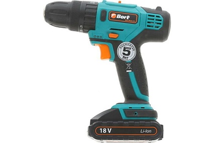Аккумуляторная дрель-шуруповерт Bort BAB-18Ix2Li-FD 91275998