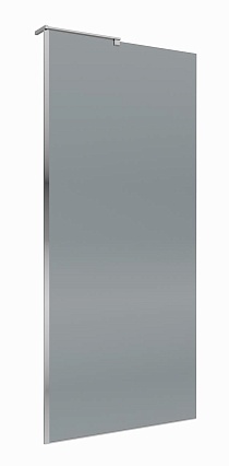 Душевая перегородка Belbagno UNO-L-1-TB-80-GR-Cr 80x200 графит, хром