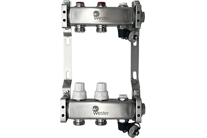 Коллектор нерж. Wester MUVS 1"-3/4 в сборе на 2 выхода 0-32-1600
