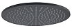Душевой набор Paffoni Light KITLIQ019NO045KING душ 30 см, излив 17.5 см, с термостатом, черный