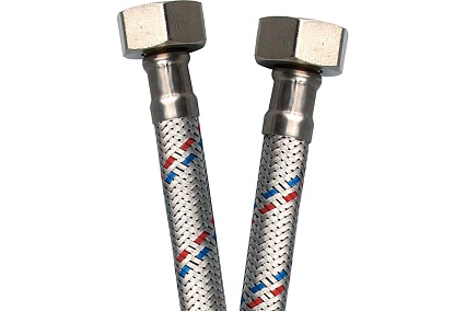 Подводка для воды Хома Норкин в оплетке, 1/2", 150 см, гайка-гайка 56910105