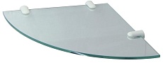 Полка WasserKRAFT K-533WHITE угловая, матовый белый